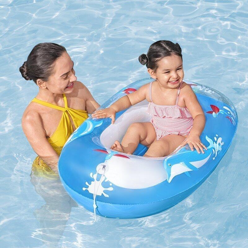 Barca hinchable infantil Bestway tortugas 102x60 cm 5/5