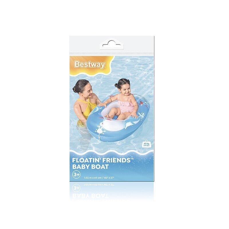 Barca hinchable infantil Bestway tortugas 102x60 cm 4/5