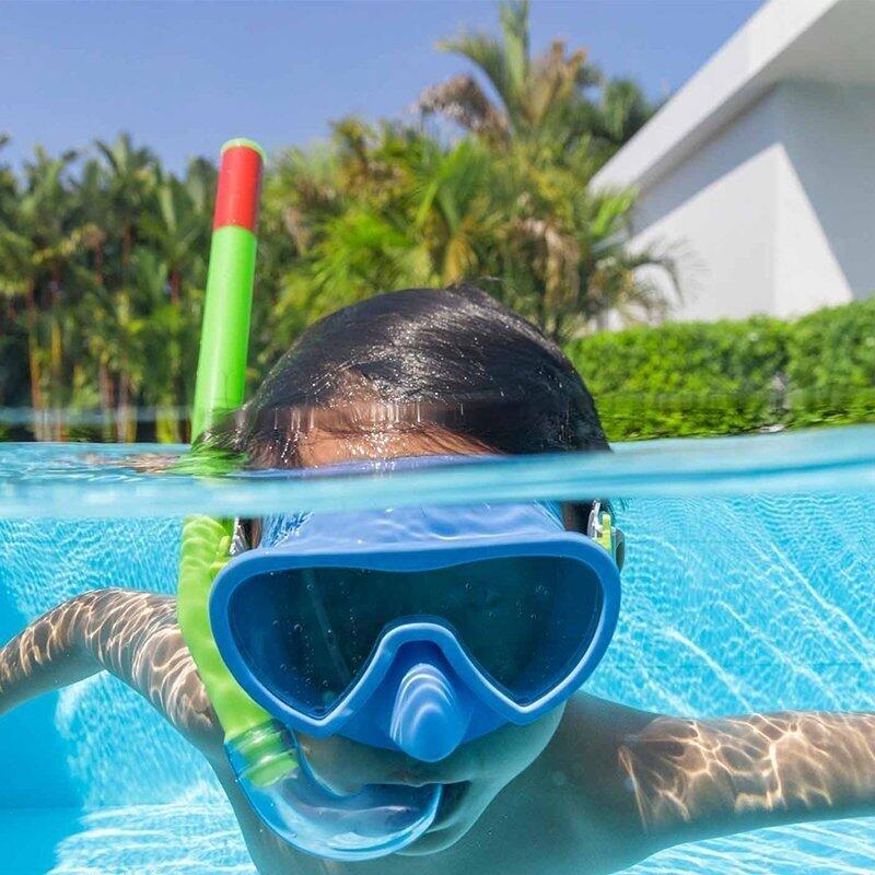 Masque de Plongée avec Tube pour Enfants Bestway Jaune 7/7