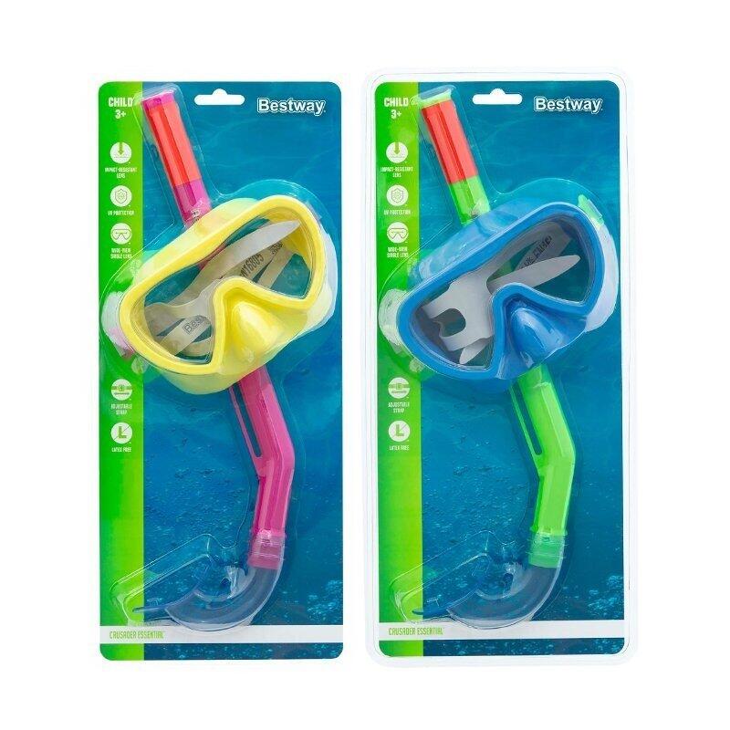 Masque de Plongée avec Tube pour Enfants Bestway Jaune 6/7