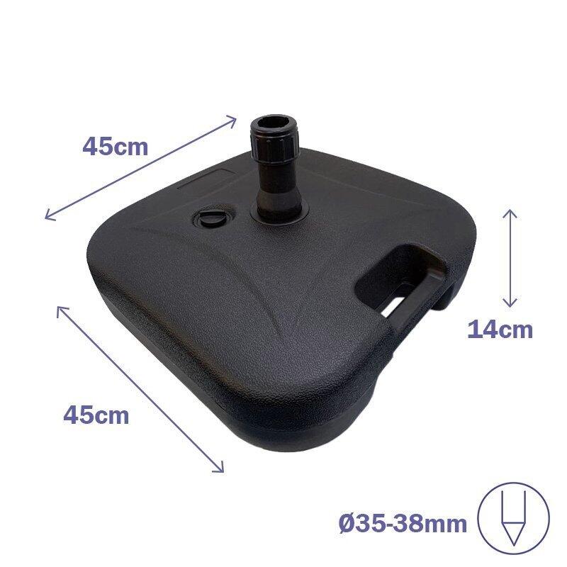 Base para Guarda-Sol Marbueno Preto 4/4