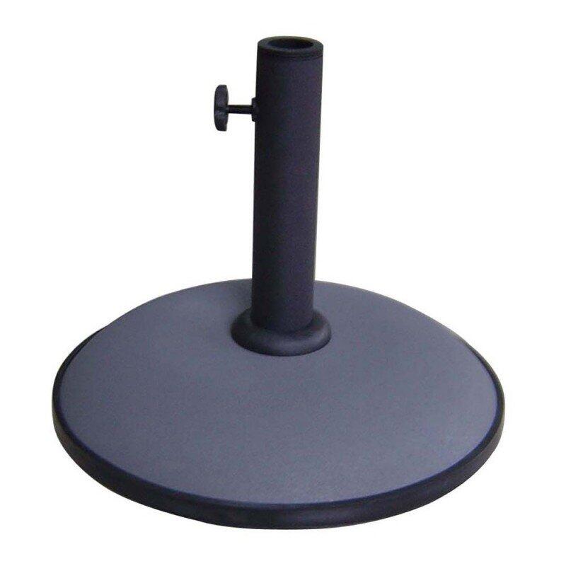 Base Sombrilla Redonda Cemento 36x29,5 cm 11KG Gris 3/4