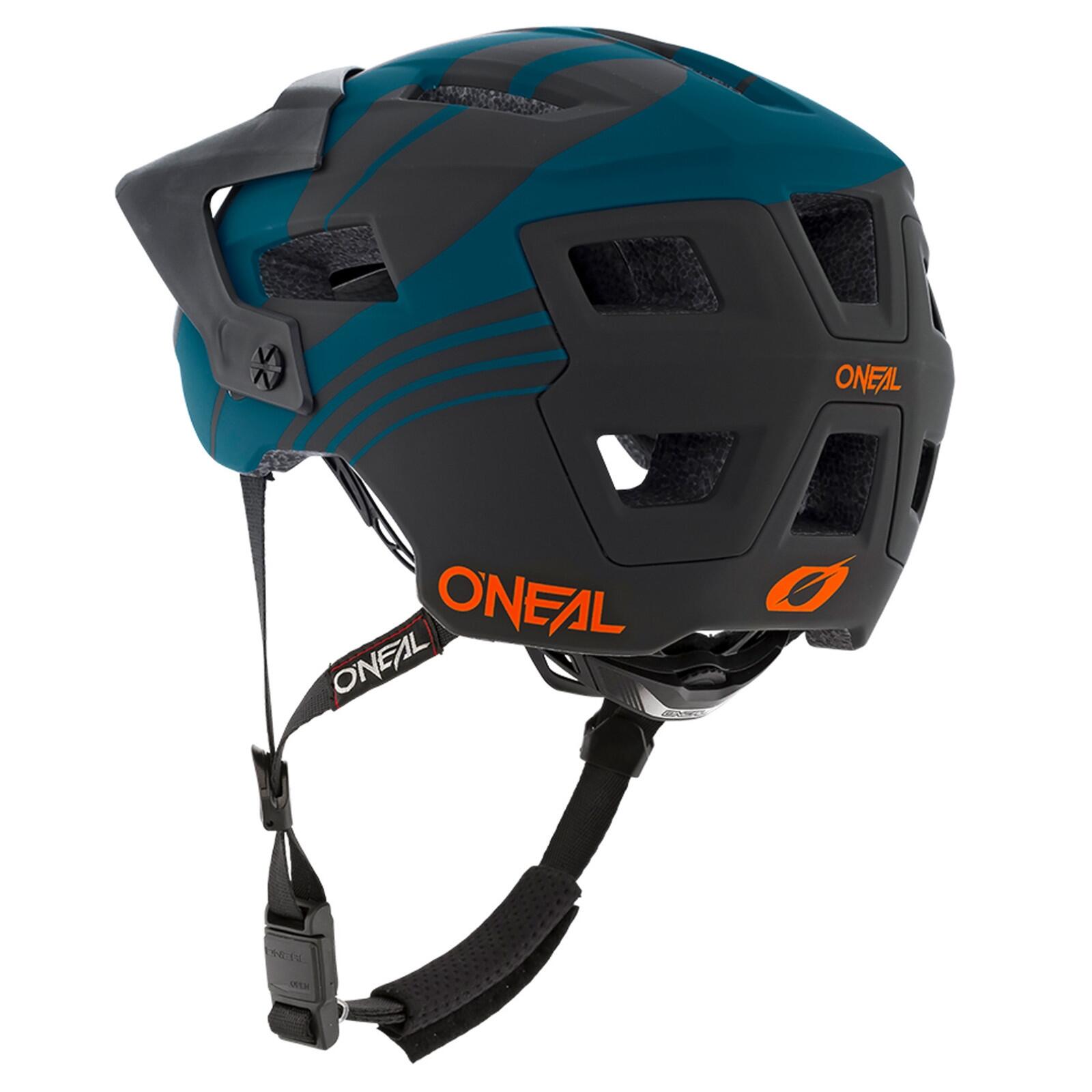 Casque VTT DEFENDER NOVA, noir/pétrole 3/5