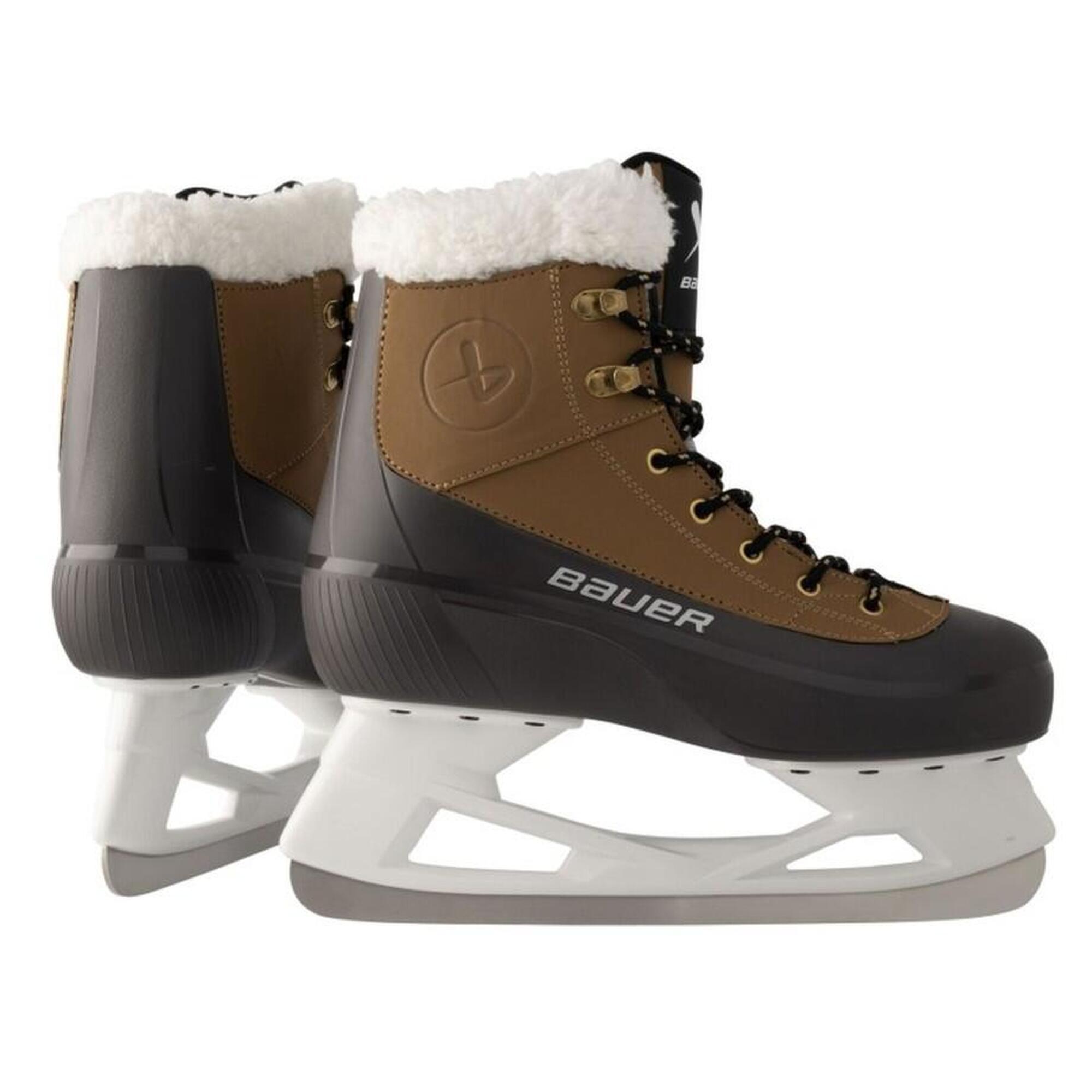 Bauer - Patin A Glace Unisex Bauer Whistler² - Patins À Glace - Blanc|marron|noir - 46 - Decathlon