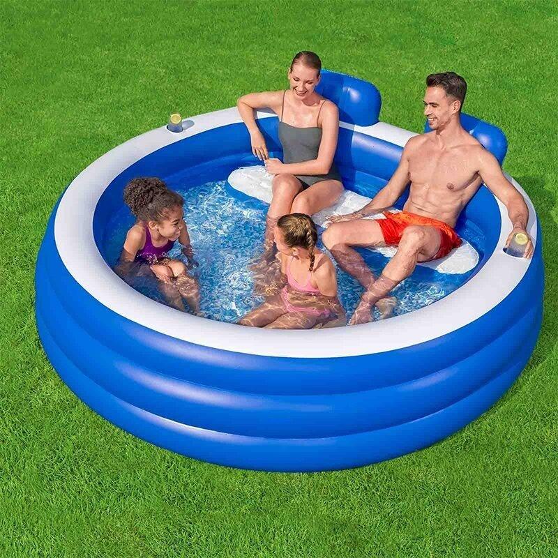 Piscina hinchable familiar Bestway 231x219x79 +6 años 4/5