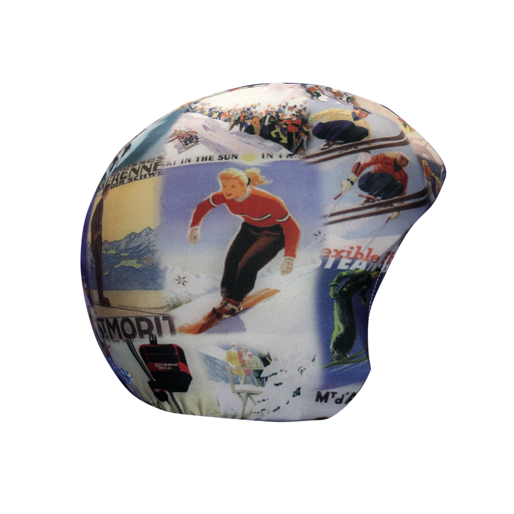 Housse de casque fantaisie-Coolcasc-Vintage-Taille unique 2/5