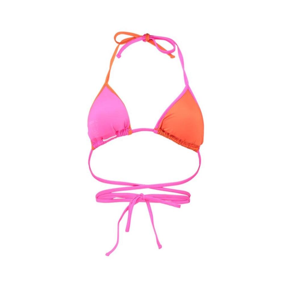 Bikini góra biustonosz Puma Swim Women Wrap Triangle 1P różowy (938065-02)