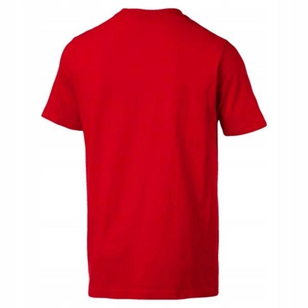 Koszulka sportowa męska Puma SF Big Shield Tee t-shirt czerwona (577828-01) 2/2
