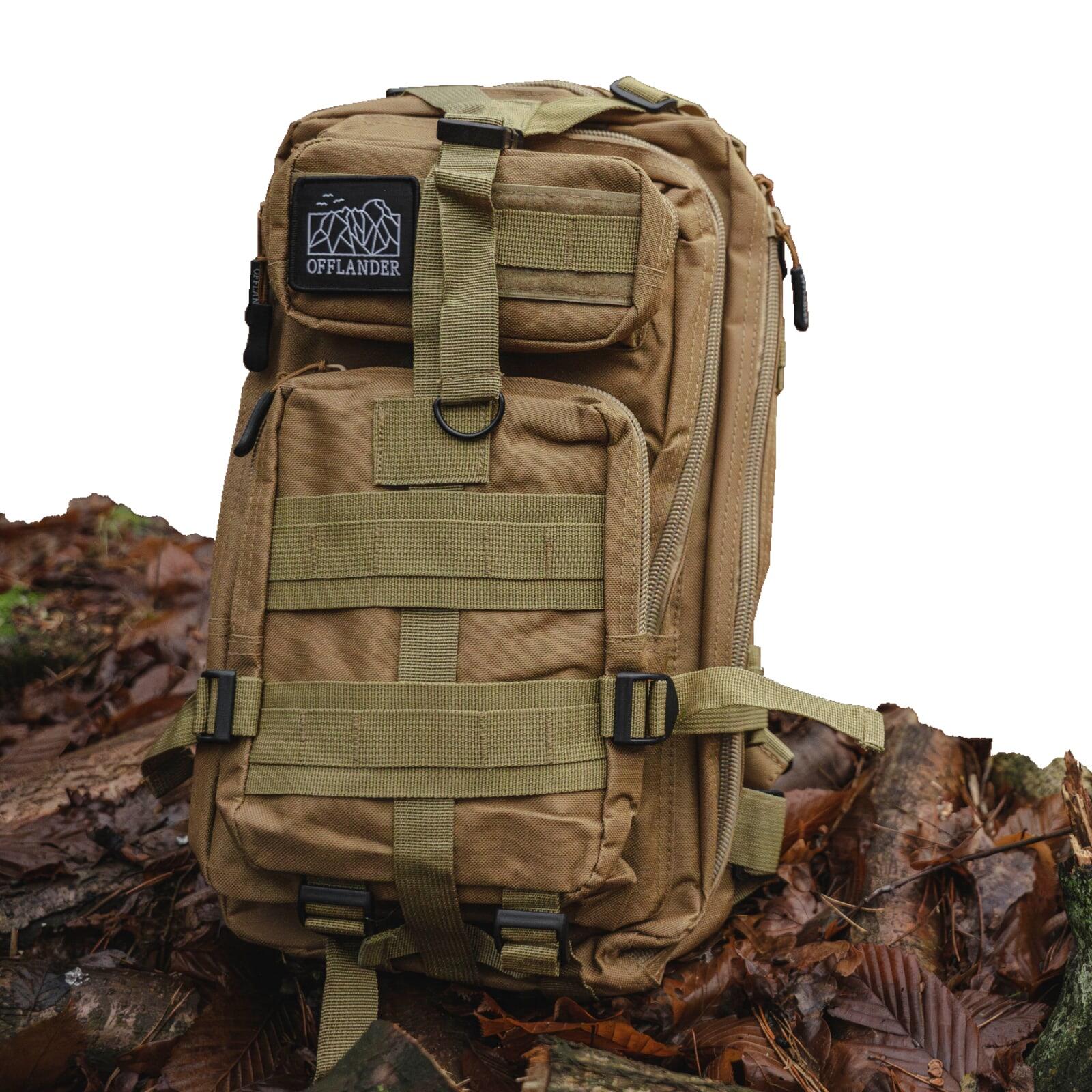 Plecak Turystyczny OFFLANDER SURVIVAL 25L Khaki 4/4