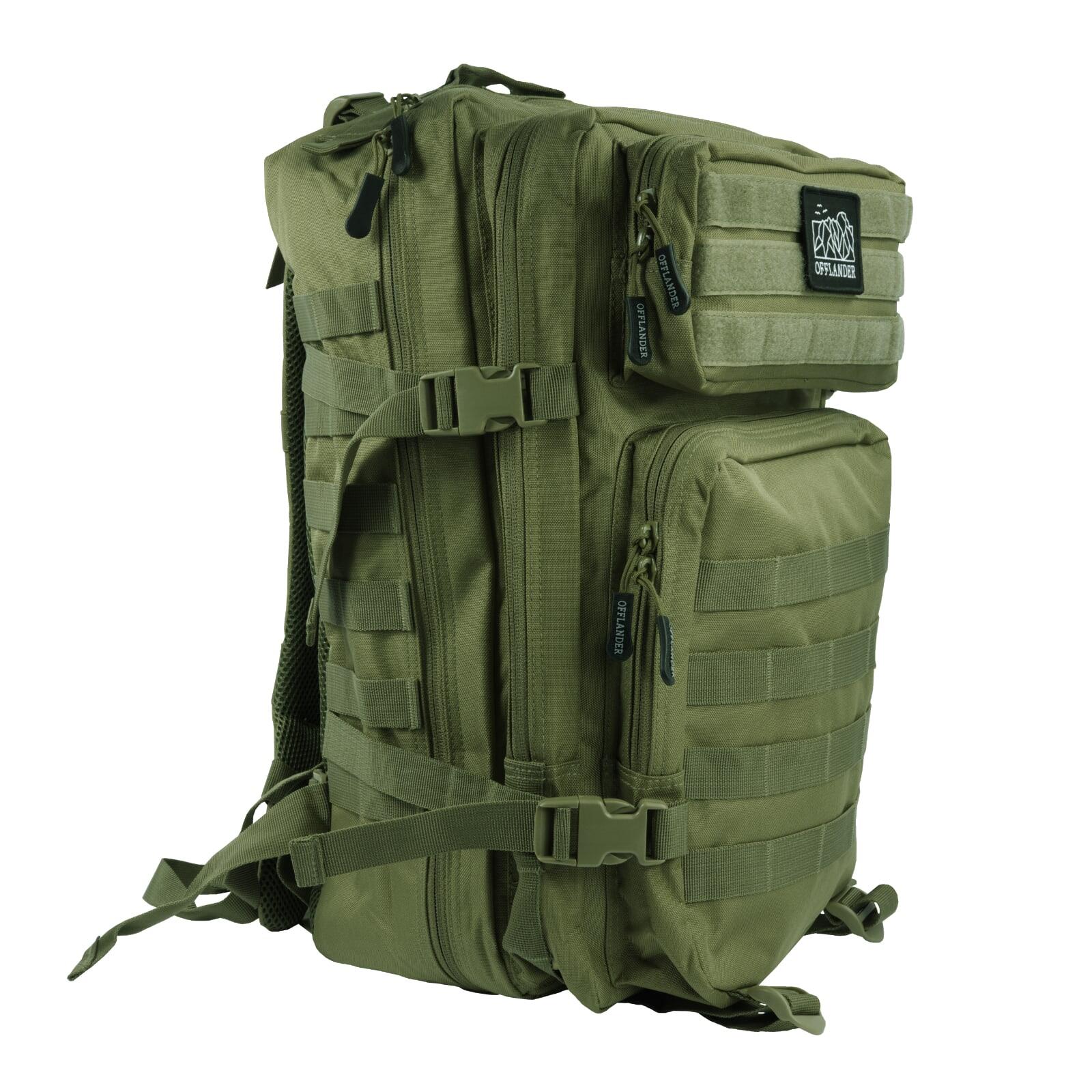 Plecak turystyczny OFFLANDER SURVIVAL 43L zielony