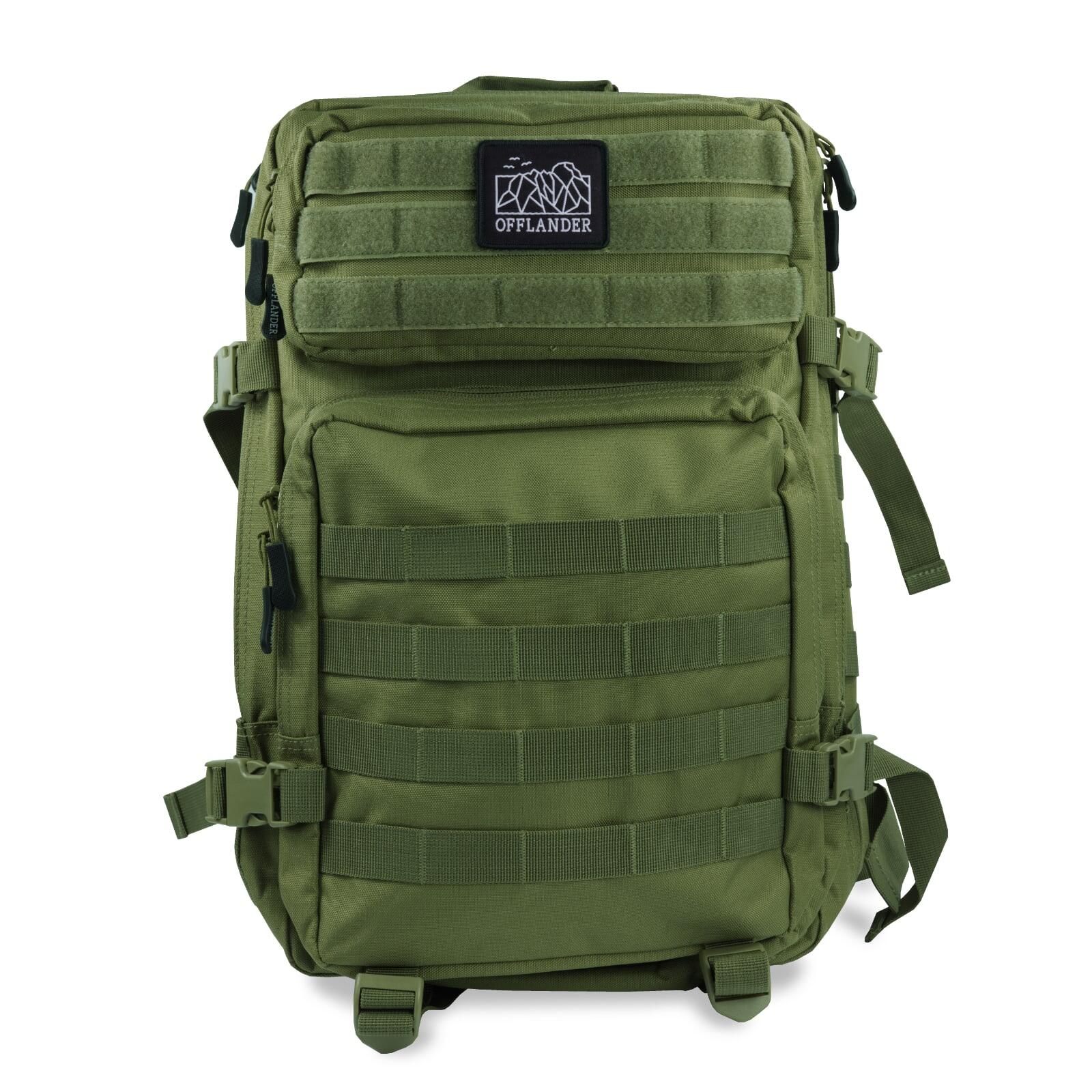 Plecak turystyczny OFFLANDER SURVIVAL 43L zielony 3/4