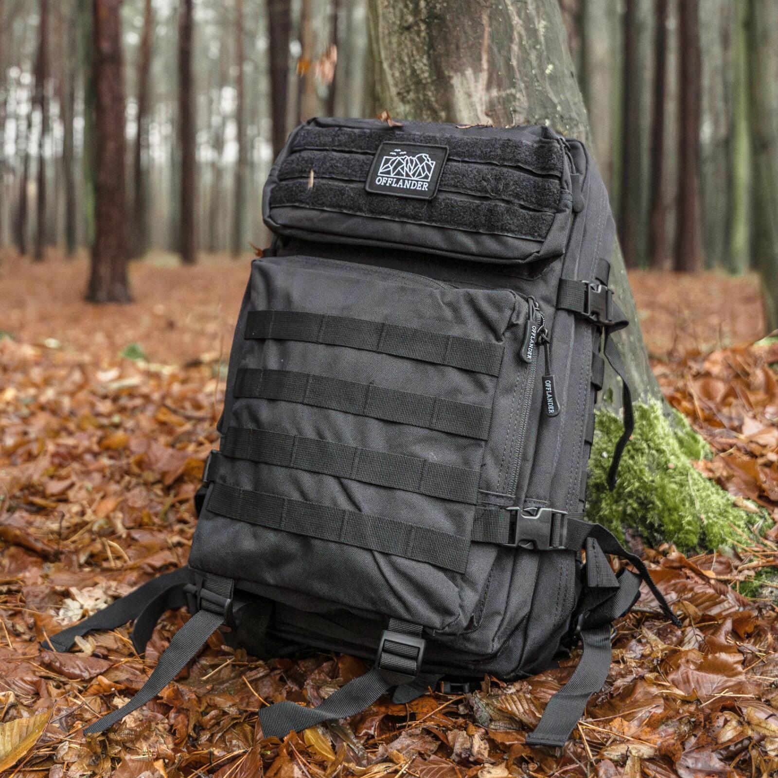 Plecak turystyczny OFFLANDER Survival 43L czarny 4/4