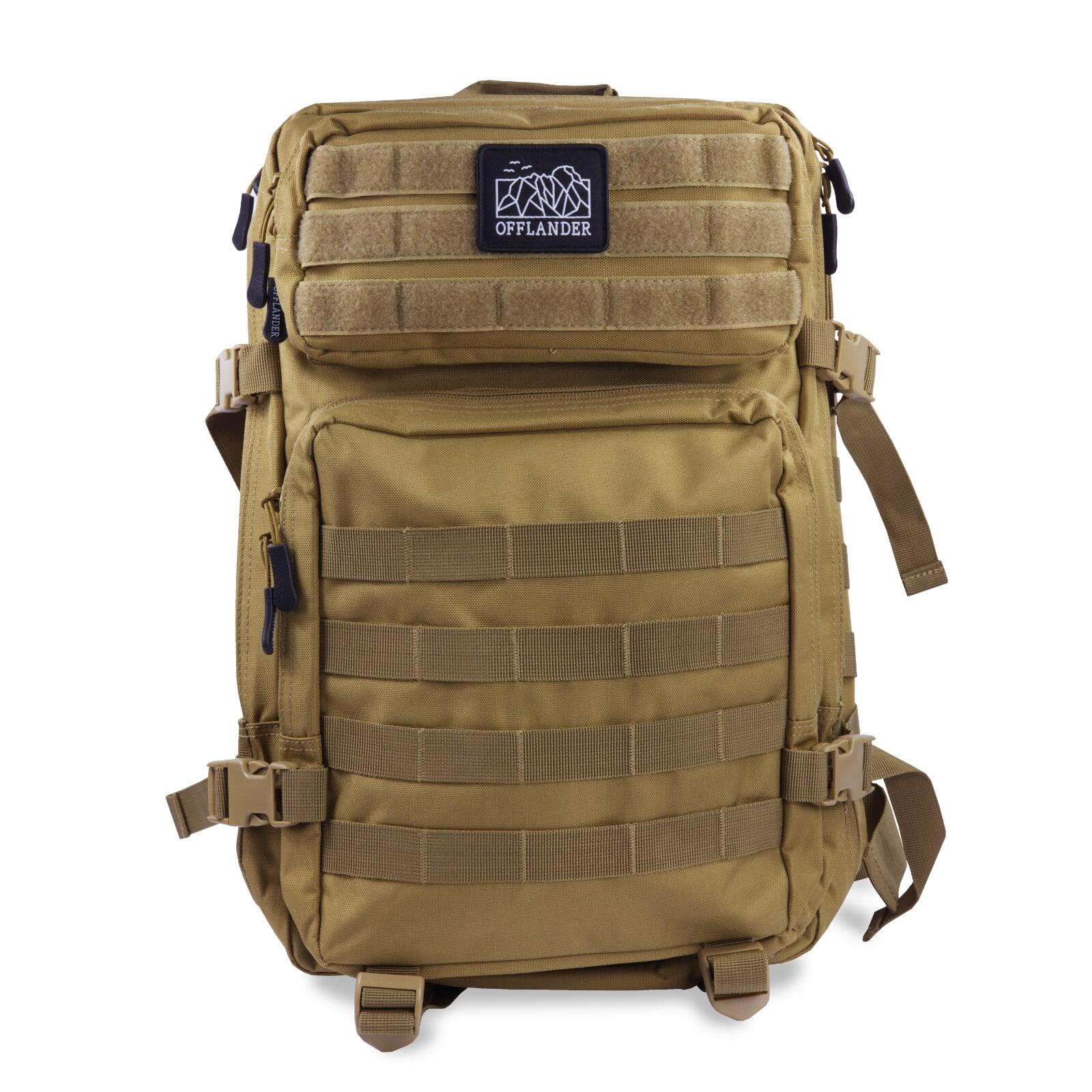 Plecak turystyczny OFFLANDER Survival 43L khaki 3/4