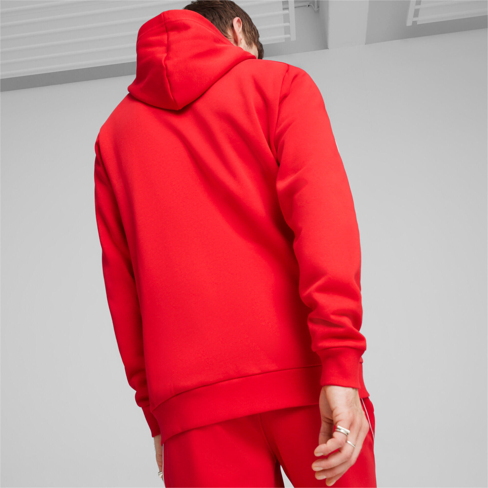 Puma FERRARI RACE herenhoodie rood maat L 7/8