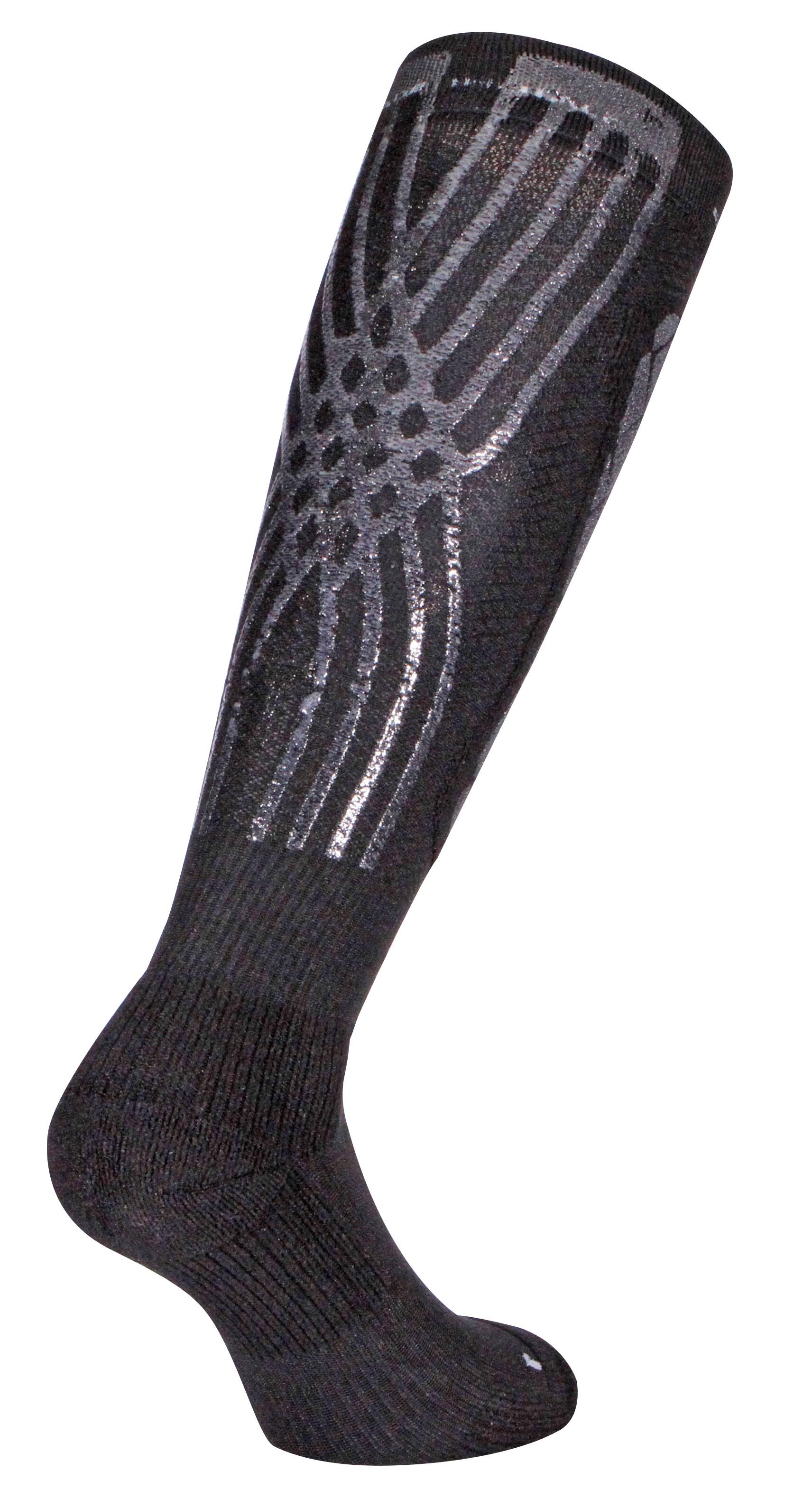 Crosstraining sokken Volwassen en gym polka dots Scheen- en Zwart 4/7