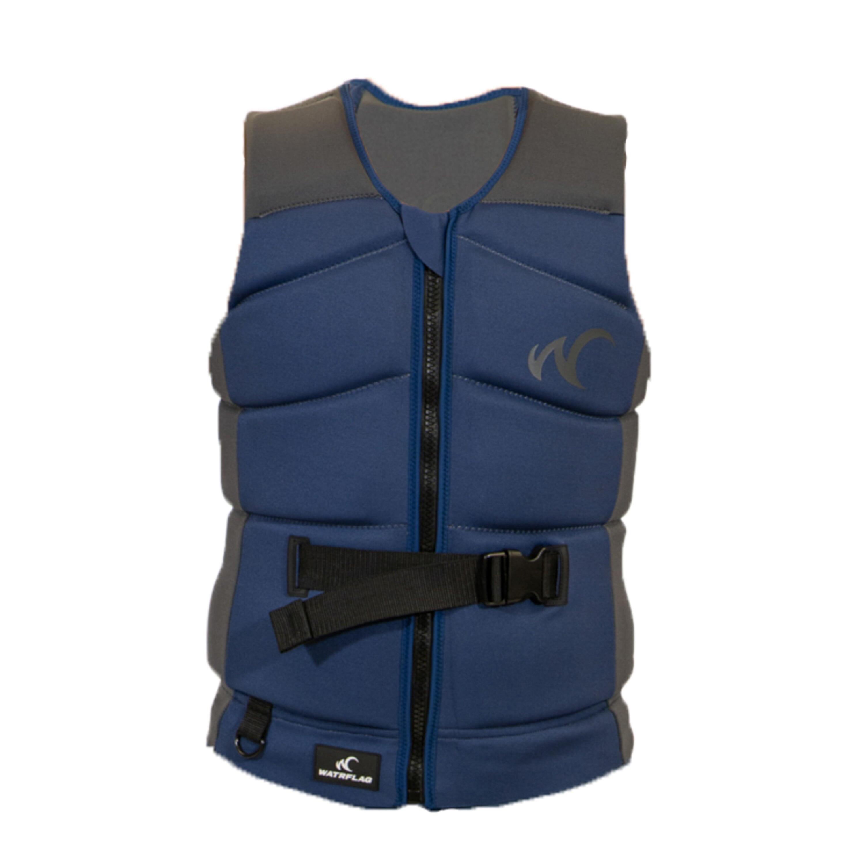 Nantes Impactvest Full Padded - Gris/Bleu - Unisexe - Néoprène Premium 6/7