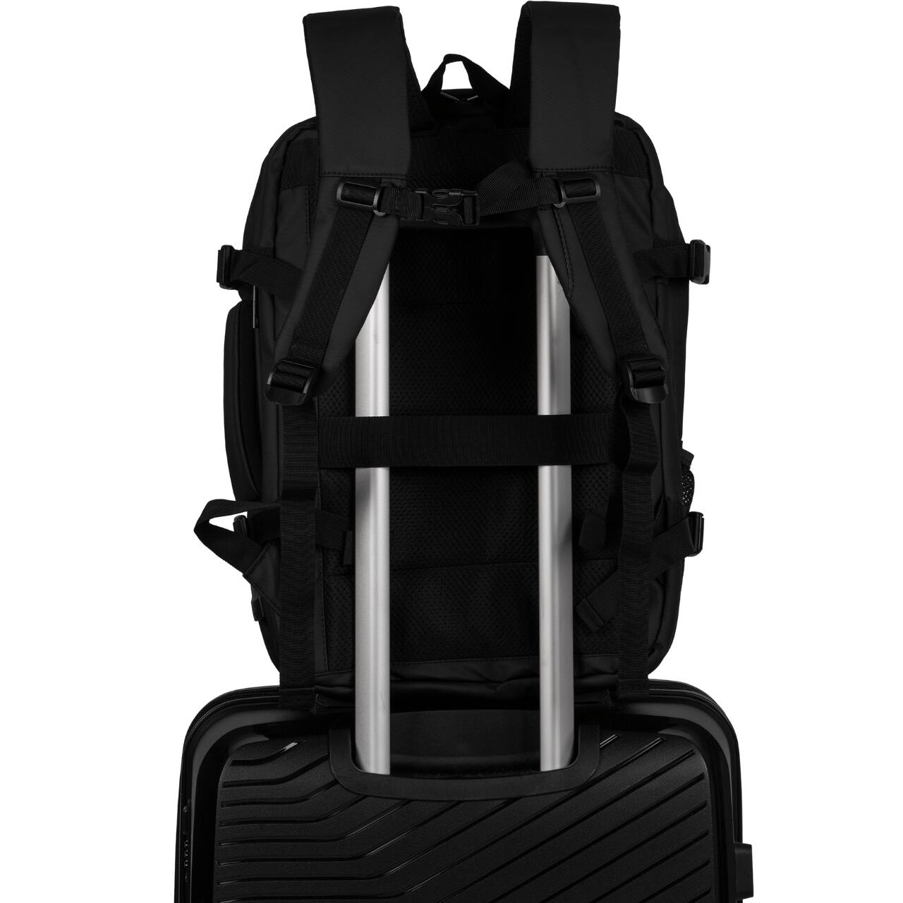 VIREO 002 multifunctionele uitbreidbare rugzak 17” USB Zwart 29L 5/7