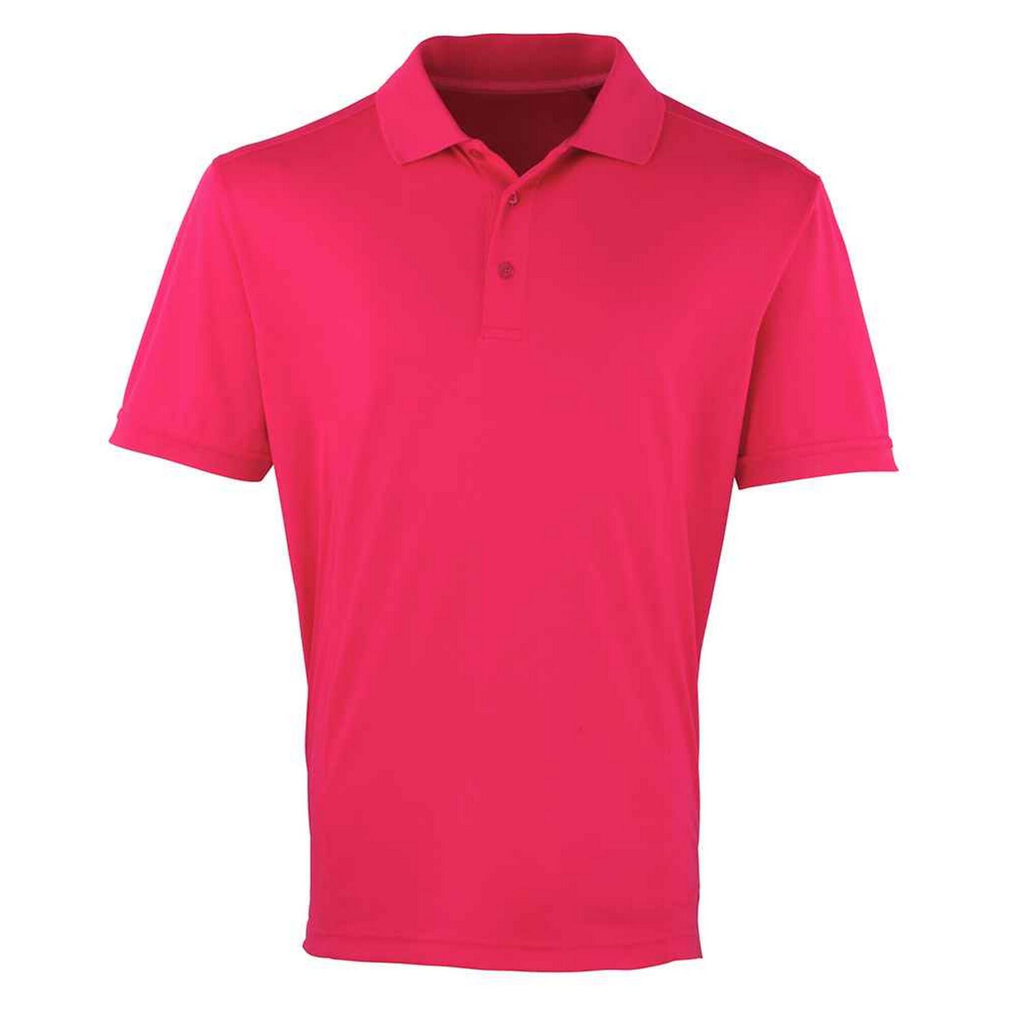 Premier Mens Coolchecker Pique Polo Shirt