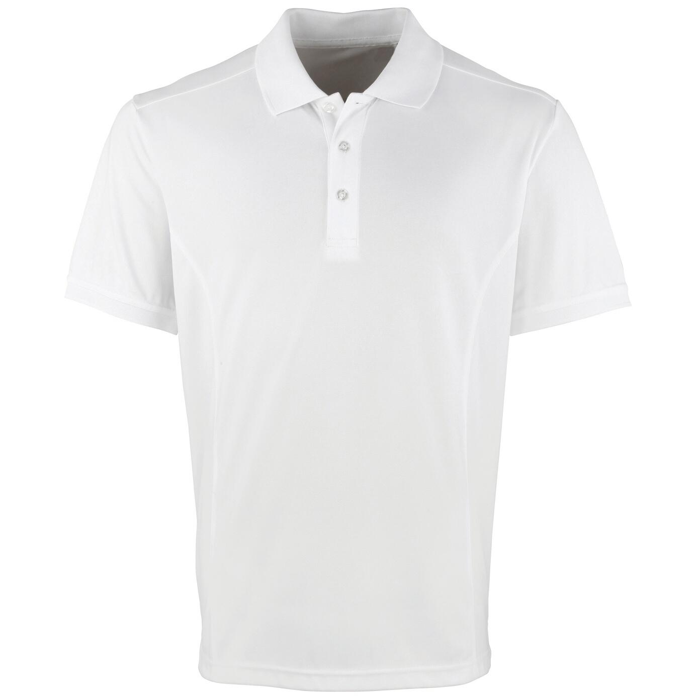 Premier Mens Coolchecker Pique Short-Sleeved Polo Shirt