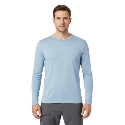 Heren-t-shirt met lange mouwen van 100% merinowol - finn 210