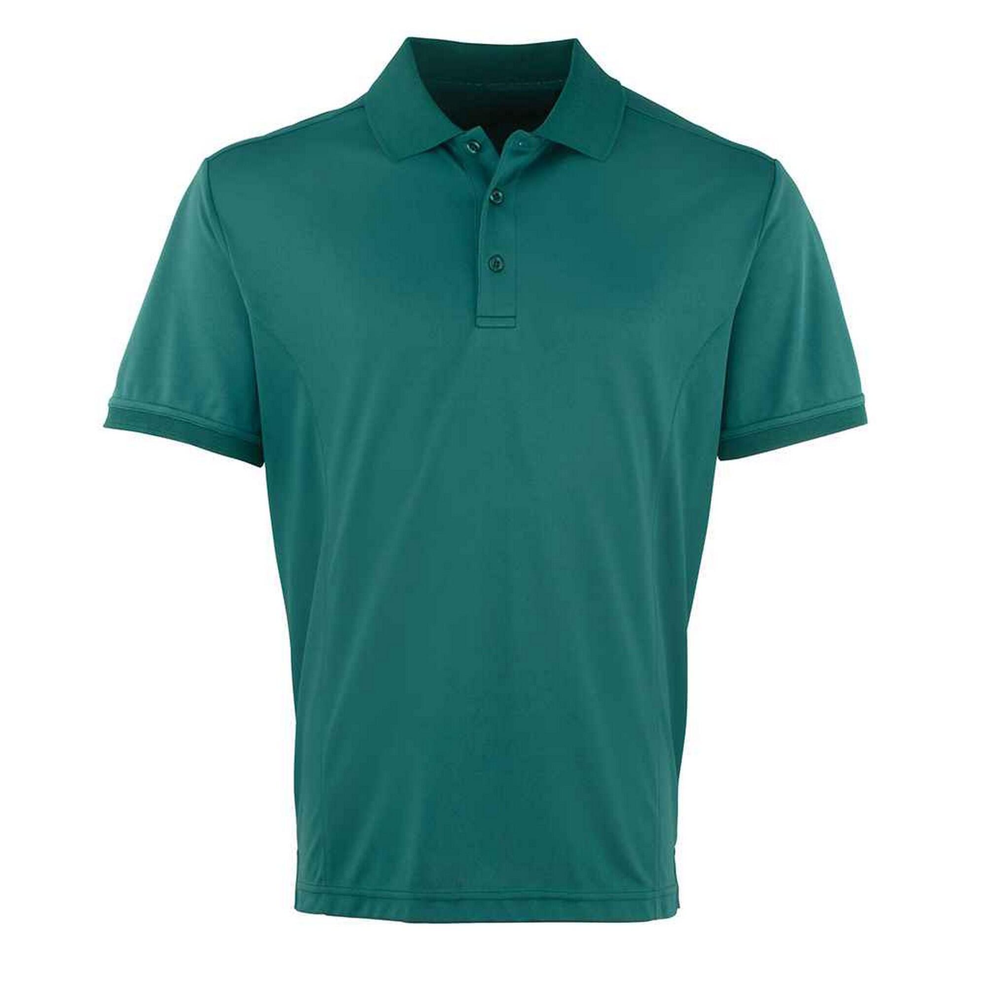Premier Mens Coolchecker Pique Polo Shirt