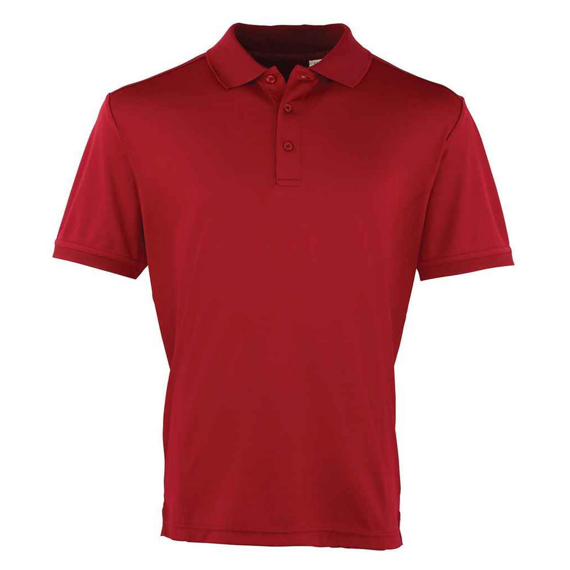Premier Mens Coolchecker Pique Polo Shirt