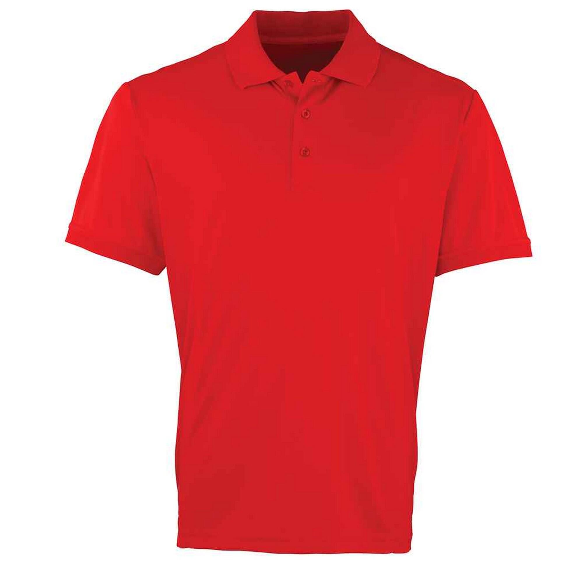 Premier Mens Coolchecker Pique Polo Shirt