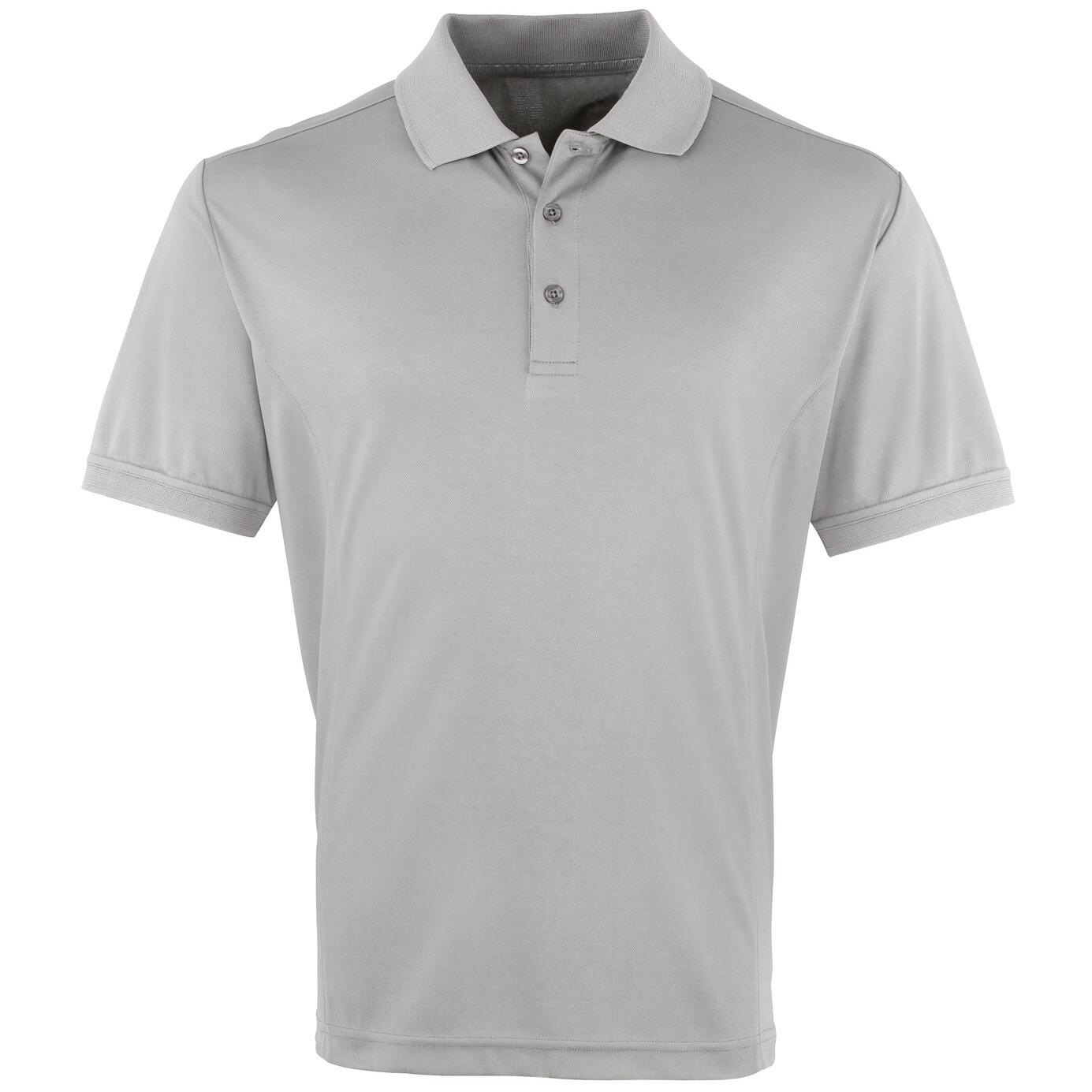 Premier Mens Coolchecker Pique Short-Sleeved Polo Shirt