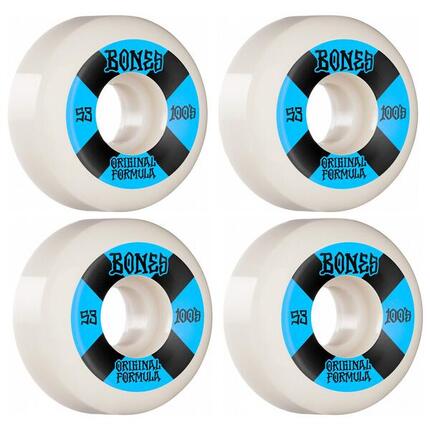 Bones Wheels 100's White-Blue V5 Sidecut 53mm