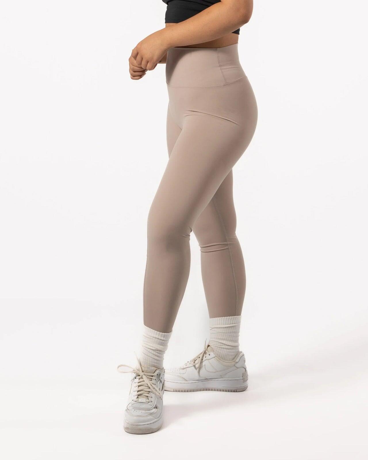 Legging femme 7/8 pour yoga & pilates rose pâle 5/5
