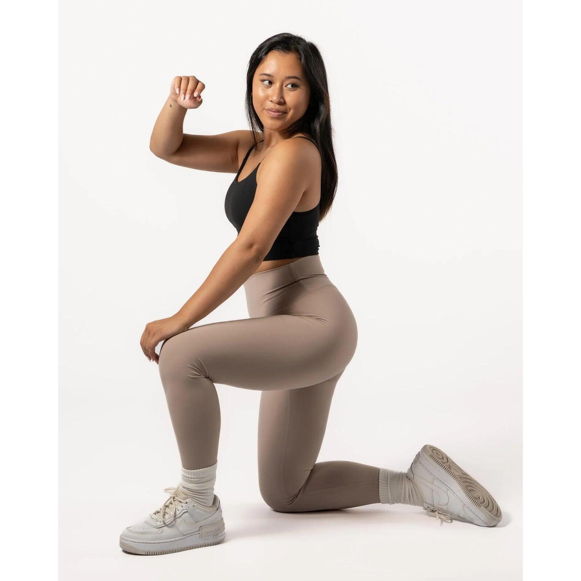 Aesthetic Wolf - Legging Femme 7/8 Pour Yoga & Pilates Rose Pâle - Legging - Rose - Decathlon