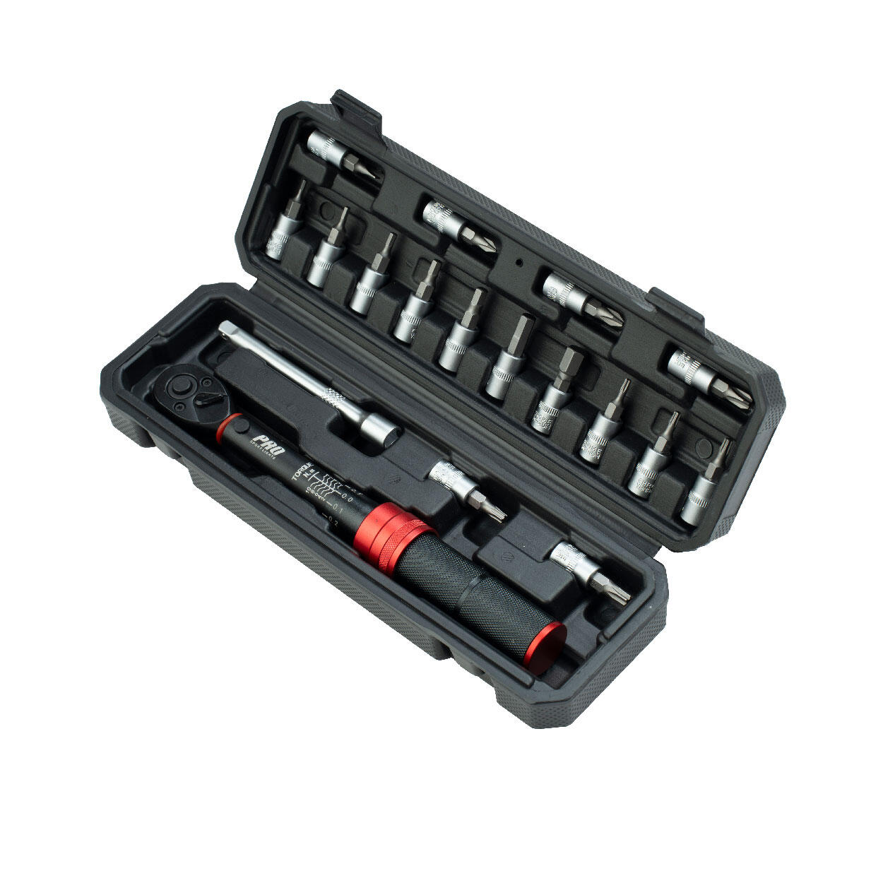 Jeu de clés dynamométriques 16 bits Compact 1/4" 1-10 Nm 4/7