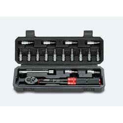 Jeu de clés dynamométriques 16 bits Compact 1/4" 1-10 Nm