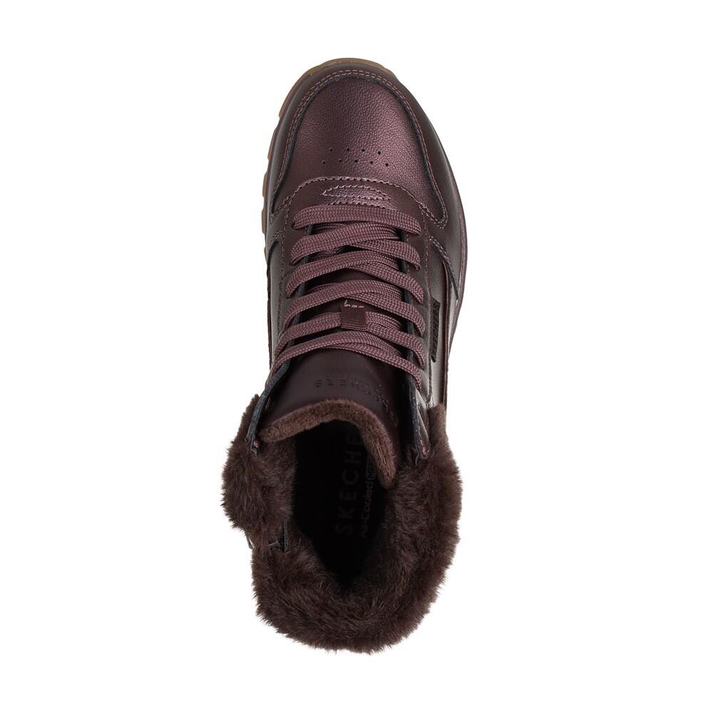 Baskets FEMME Skechers Uno Rugged Galactics Heights MARRON Metal 4/5