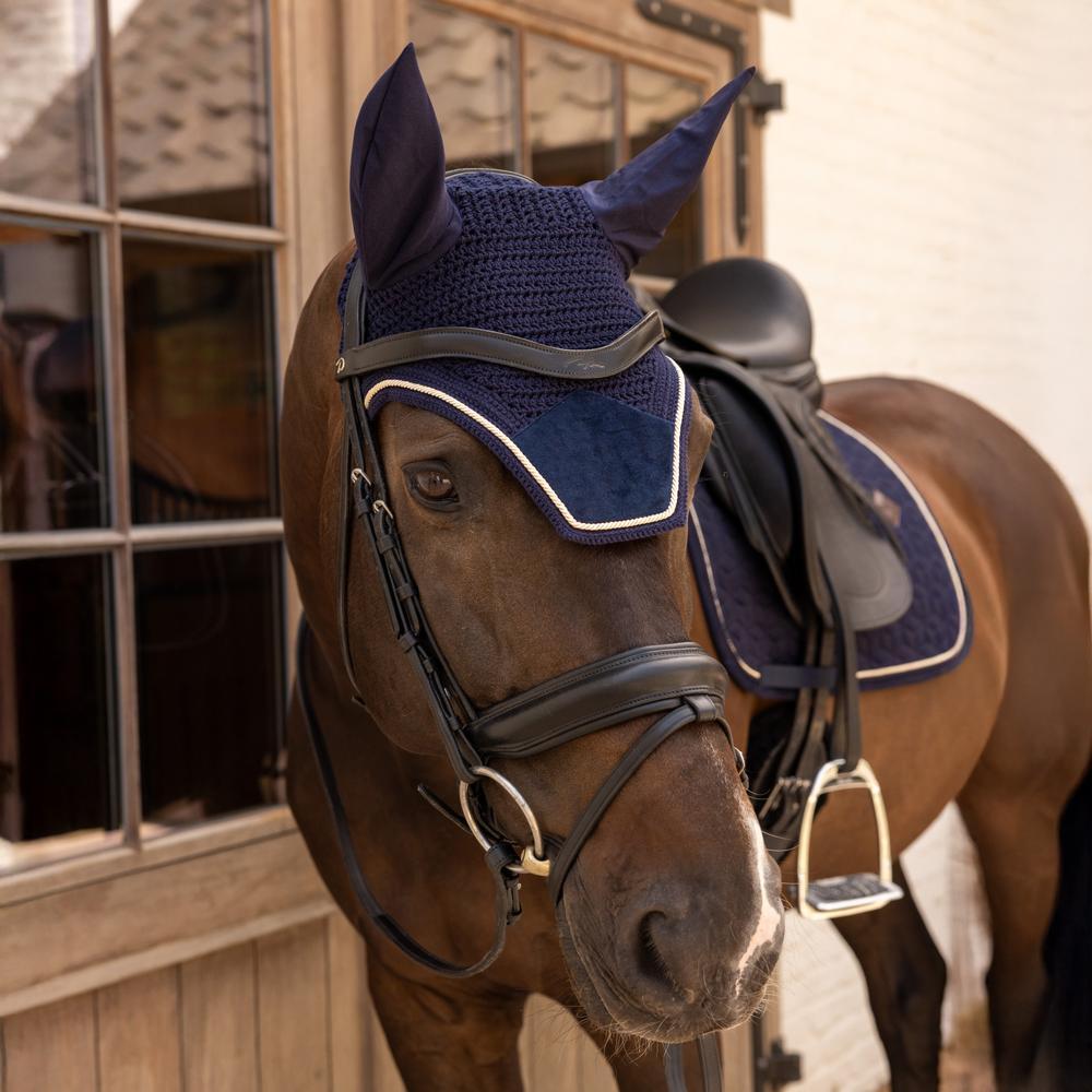 Bonnet anti-mouche Wellington velvet marine 3/3