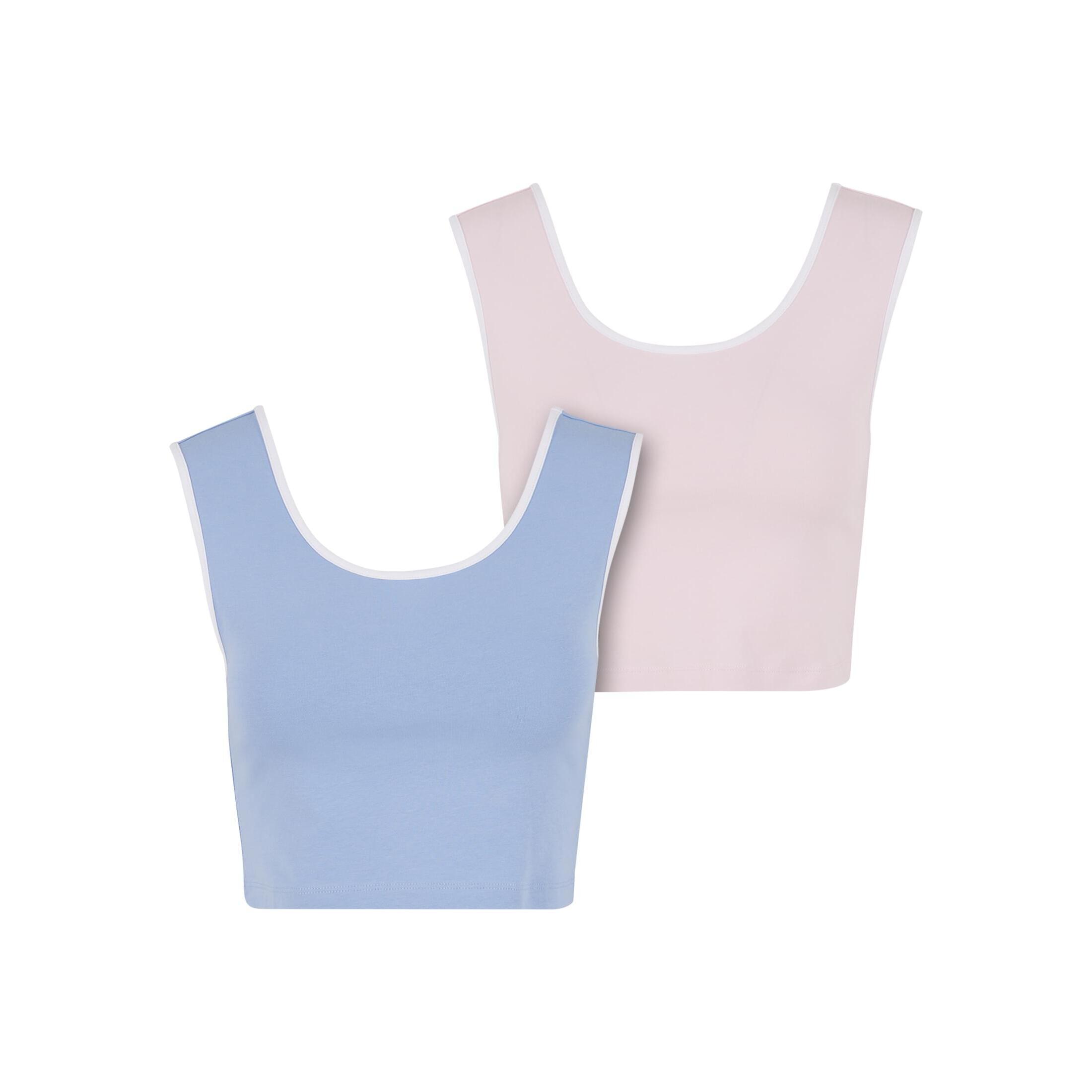 URBAN CLASSICS Women's cropped tank top Urban Classics Contrast