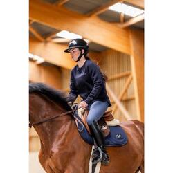 Sweat-shirt d'équitation en laine de Mérinos