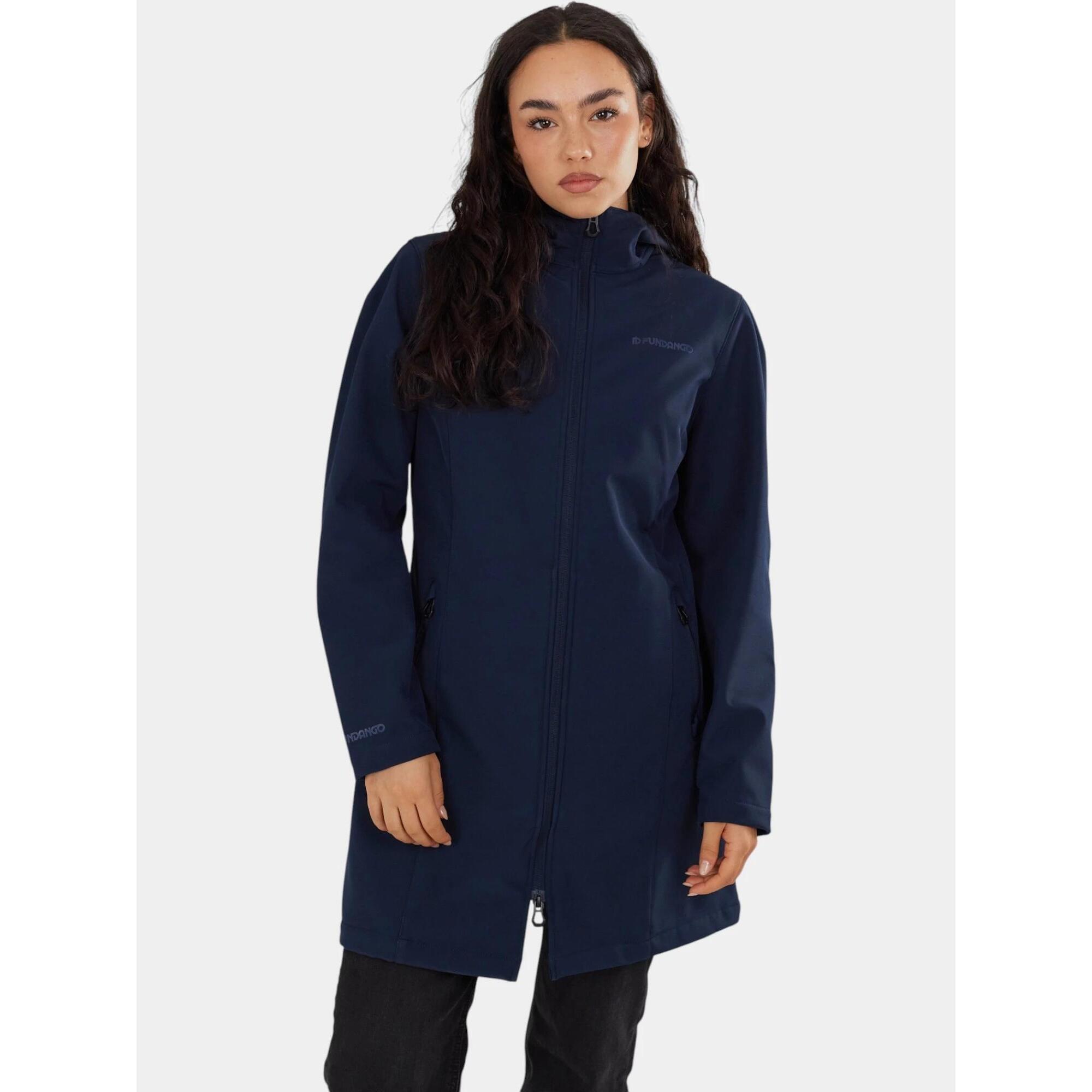 Fundango - Veste Softshell Femme Wichita - Softshell - Bleu - Decathlon