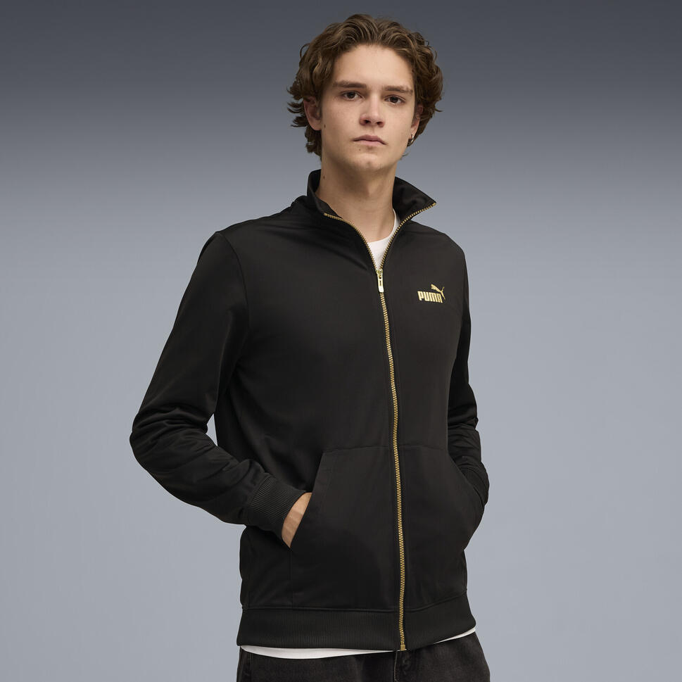 Męska kurtka dresowa Maximal Metallic PUMA Black