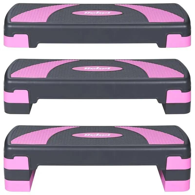 Step do aerobiku 78 cm ćwiczeń fitness 3 stopnie modułowy podest regulowany 6/7