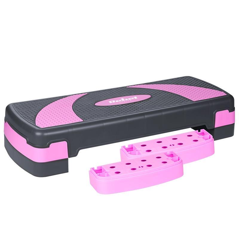 Stepper Aerobic Rebel Active, 3 Nivele (Gri/Violet)