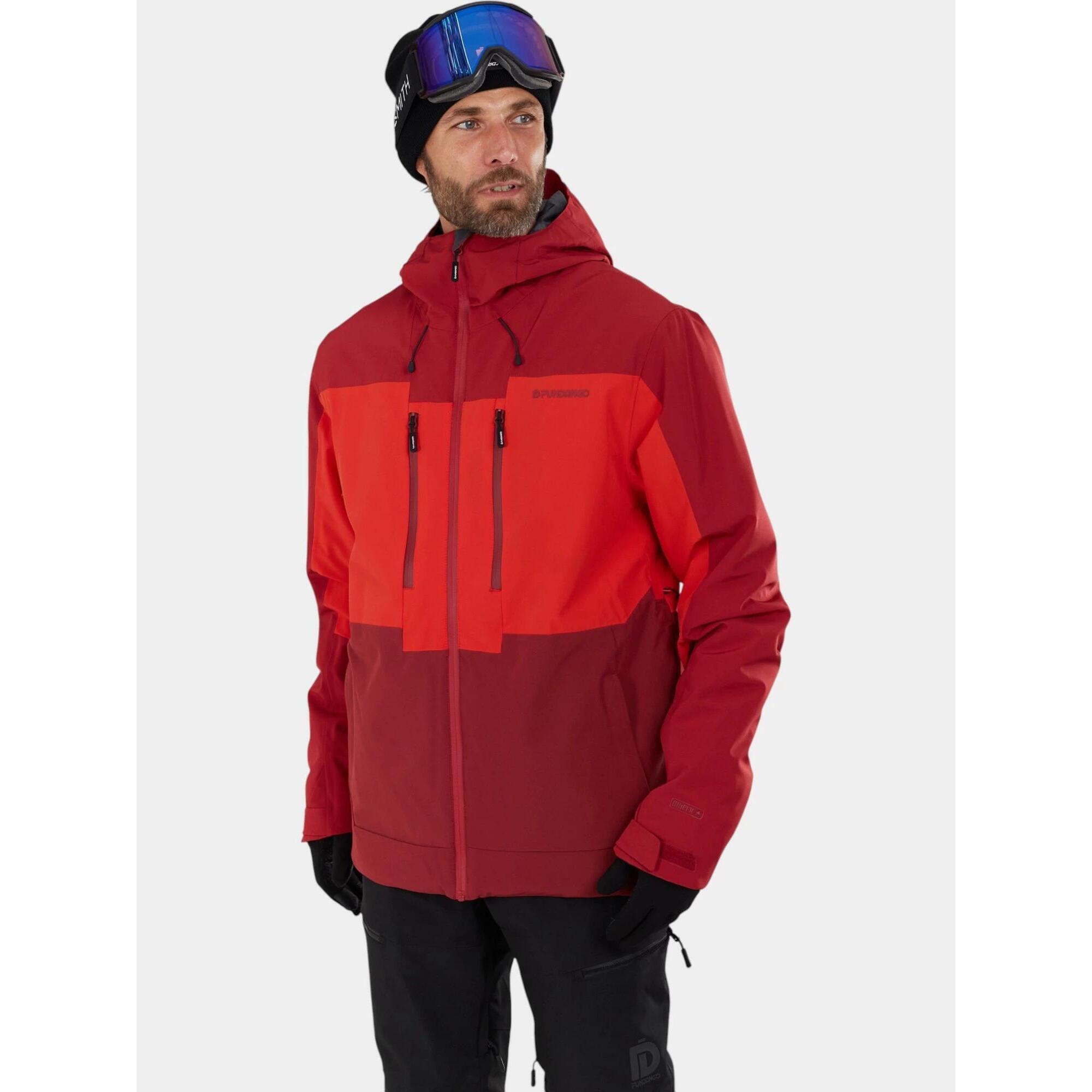 Fundango - Veste De Ski Homme Nelson - Veste - Rouge - Decathlon