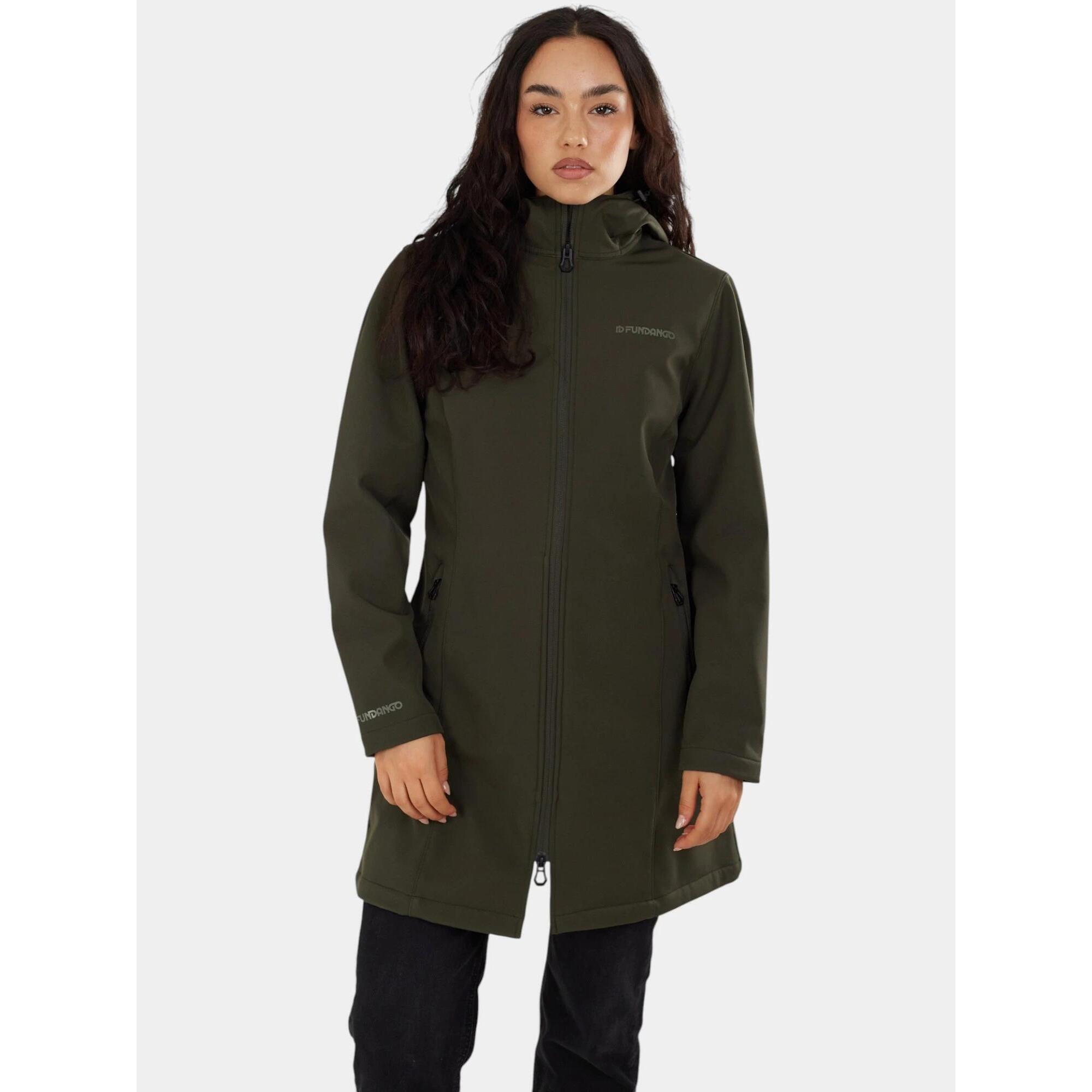 Fundango - Veste Softshell Femme Wichita - Softshell - Vert - Decathlon