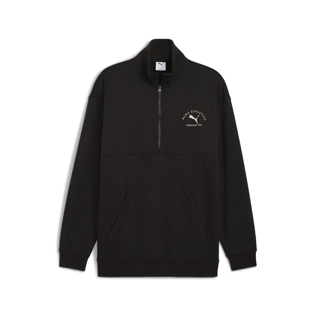 Jacket Puma Class Half Zip Sweater, Black, Men