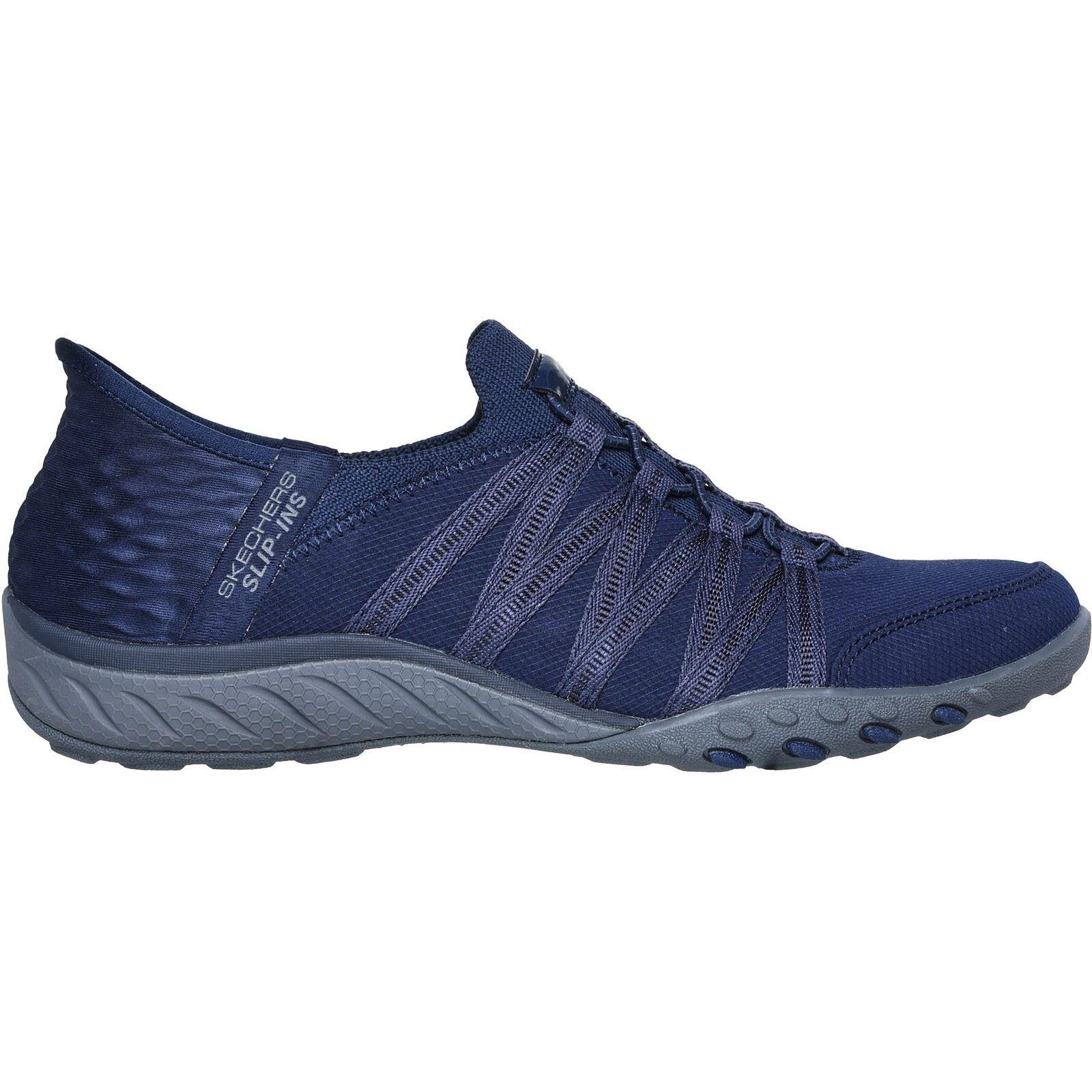 Tênis Azuis Skechers Femininos Breathe-Easy 5/5