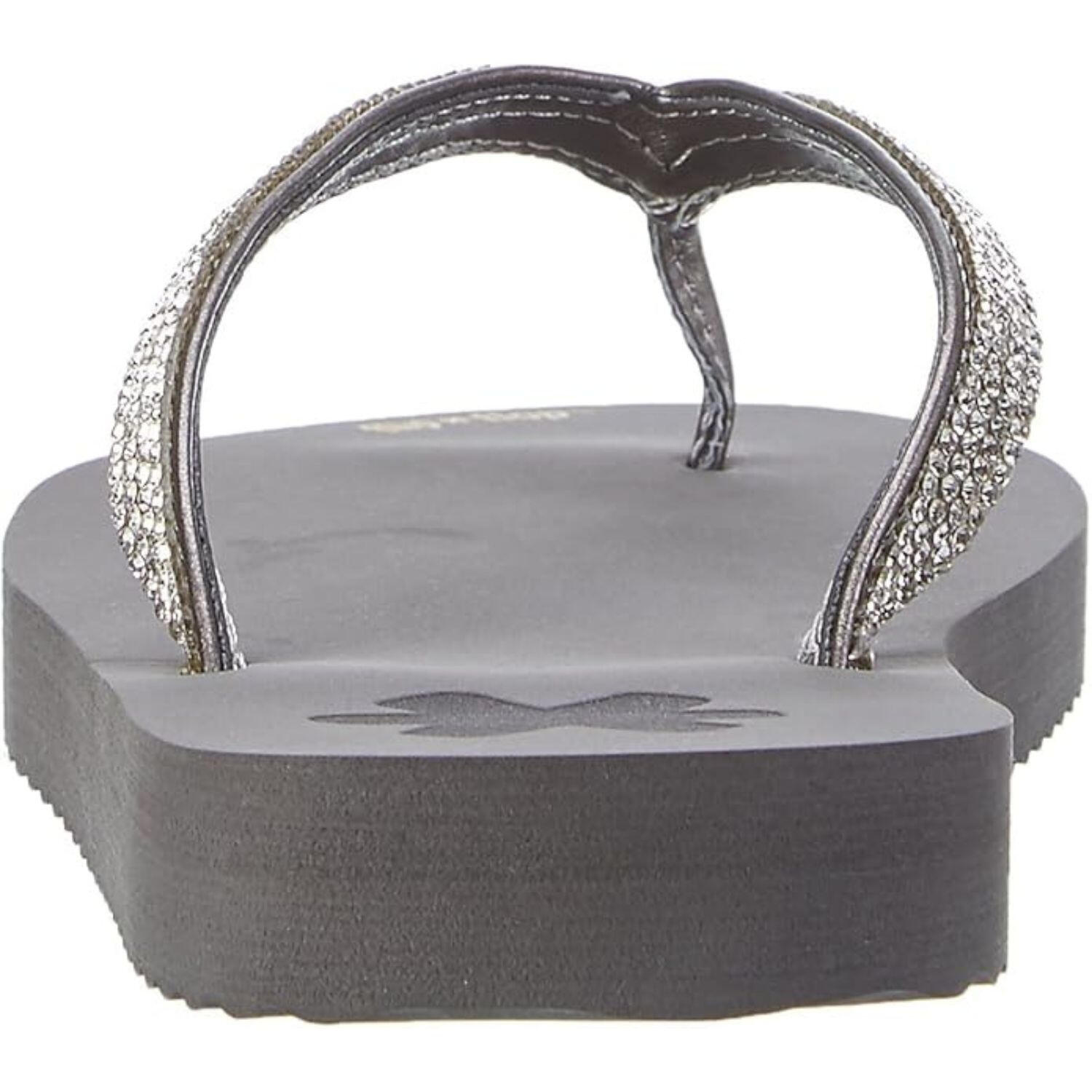 Femme tongs flip*glam Acier 7/7