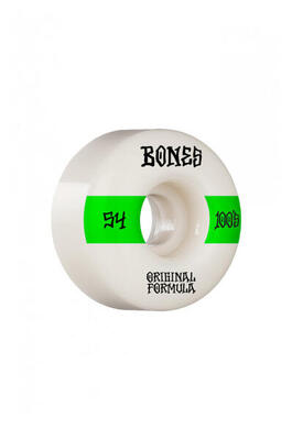 Bones wheels 100's white-green v5 wide 54mm