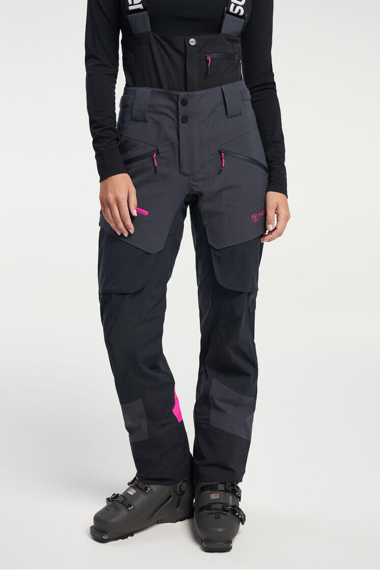 dámské skialpové membránové kalhoty TENSON Touring Shell Pants W tmavě šedé 3/6