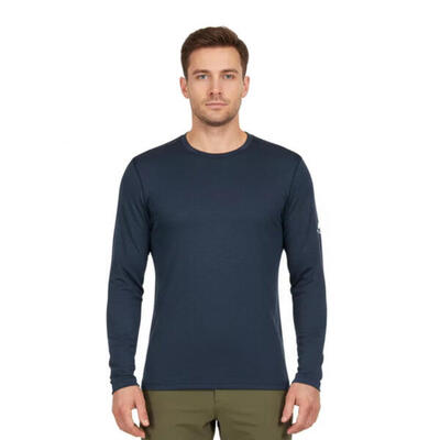 Heren t-shirt van merinowol met lange mouwen - finn 140