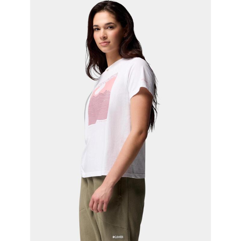 Tricou cu maneci scurte Rolling Bend Graphic Short Sleeve Shirt femei